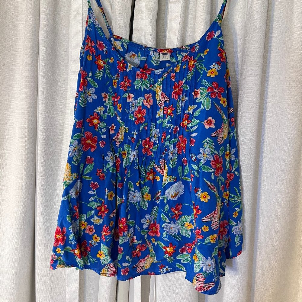 XXL Lightweight Tropical Camisole Tank-Old Navy
